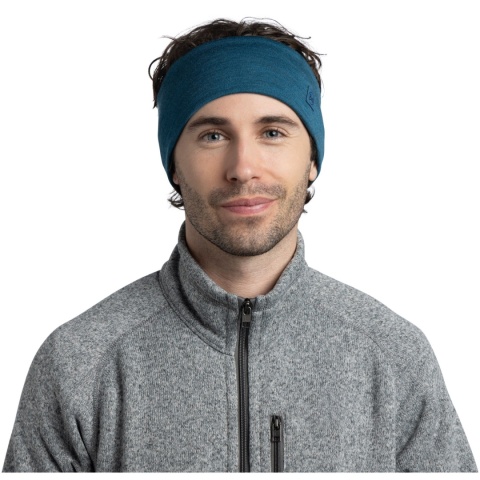 Opaska termoaktywna BUFF MERINO WIDE HEADBAND OCEAN