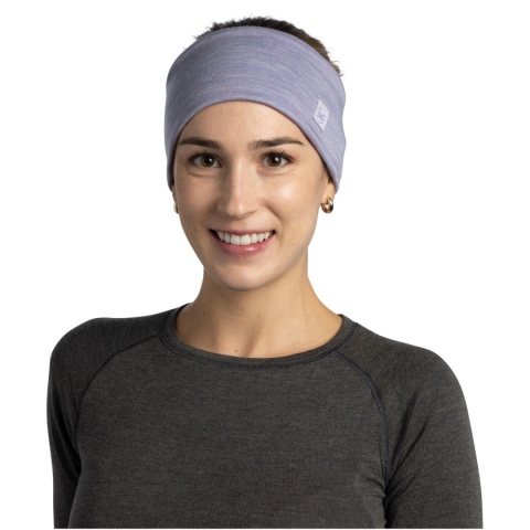 Opaska termoaktywna BUFF MERINO WIDE HEADBAND IRIS
