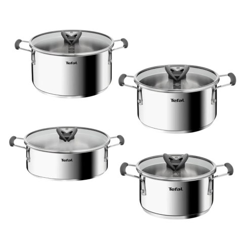 Zestaw garnków TEFAL Opti Space 8 elem. G7378S55