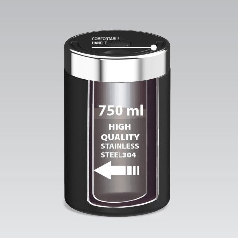 Termos obiadowy 750ml MR-1649-75-BLACK MAESTRO