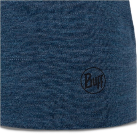 Zestaw dwukolorowy Czapka BUFF MERINO MIDWEIGHT + Komin BUFF MERINO HEAVYWEIGHT GARNET/POOL