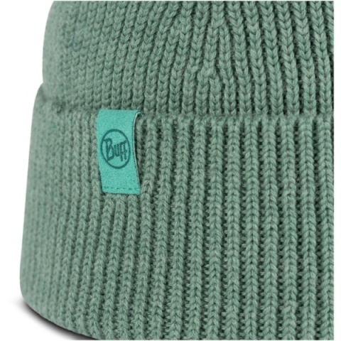 Zestaw dwukolorowy Czapka BUFF KNITTED BEANIE MERIX + Komin na szyję BUFF Knitted OPALINE/GRAPHITE