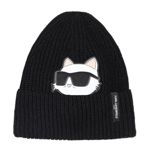 Czapka i szalik Karl Lagerfeld bawełniany dziecięcy