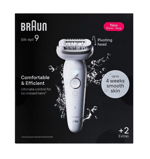 Depialtor Silk-epil SES9-011 BRAUN biało-srebny